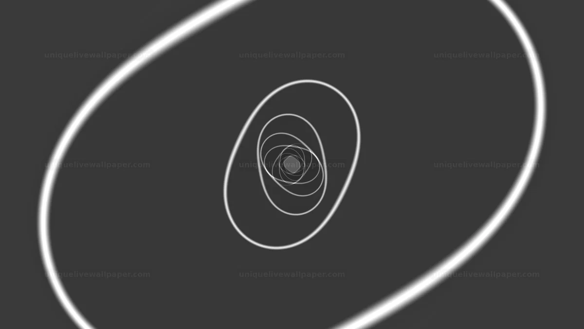 Black and White Offset Spiral Background Seamless Loop
