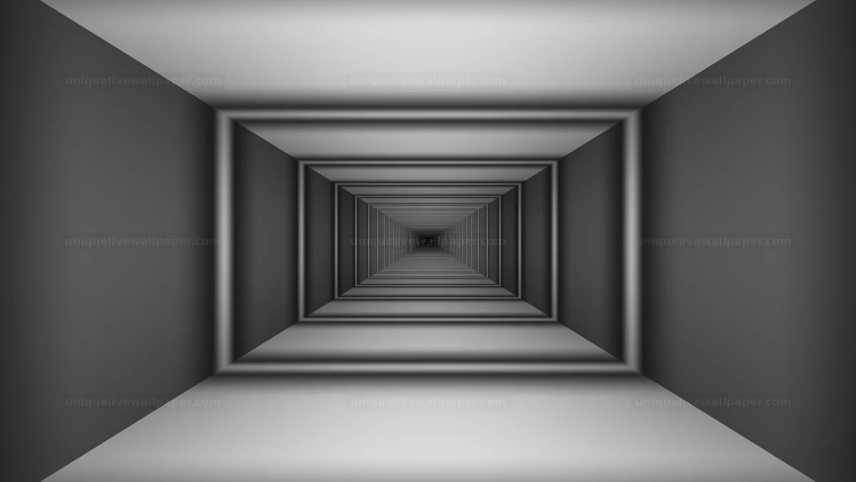 Watermarked thumbnail for Grayscale Radial Wave Tunnel Background Seamless Loop